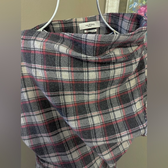 Isabel Marant Wool Blend Dress in Black, White, and Red - Picture 5 of 8